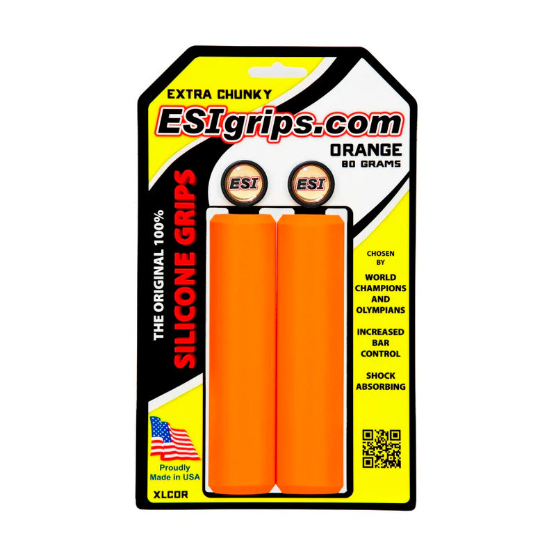 Puños ESI GRIPS Extra Chunky Naranja